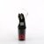 Pleaser FLAMINGO-808NLFL Sandali con Plateau Trasparente Nero EU-35 / US-5