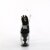 Pleaser FLAMINGO-808NLHS Sandali con Plateau Trasparente Nero EU-36 / US-6
