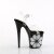 Pleaser FLAMINGO-808NLHS Sandali con Plateau Trasparente Nero EU-36 / US-6