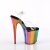 Pleaser FLAMINGO-808RC Sandali con Plateau Cromato Trasparente Multicolore EU-42 / US-12