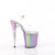 Pleaser FLAMINGO-808RG-01 Sandali con Plateau Glitter Trasparente Multicolore EU-35 / US-5
