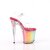 Pleaser FLAMINGO-808RG-02 Sandali con Plateau Glitter Trasparente Multicolore EU-35 / US-5