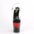 Pleaser FLAMINGO-808SS Sandali con Plateau Glitter Trasparente Nero EU-35 / US-5