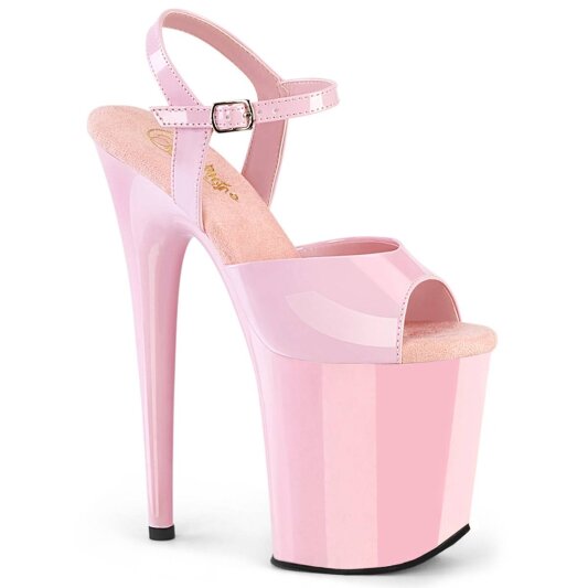 Pleaser FLAMINGO-809 Sandali con Plateau Vernice Rosa Chiaro EU-35 / US-5