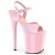 Pleaser FLAMINGO-809 Sandali con Plateau Vernice Rosa Chiaro EU-35 / US-5