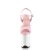 Pleaser FLAMINGO-809 Sandali con Plateau Vernice Rosa Bianco EU-35 / US-5