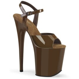 Pleaser FLAMINGO-809 Sandali con Plateau Vernice Moka...