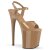 Pleaser FLAMINGO-809 Sandali con Plateau Vernice Toffee EU-35 / US-5