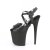 Pleaser FLAMINGO-824 Sandali con Plateau Similpelle Nero EU-35 / US-5