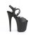 Pleaser FLAMINGO-824 Sandali con Plateau Similpelle Nero EU-35 / US-5