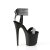 Pleaser FLAMINGO-870 Sandali con Plateau Similpelle Strass Nero Argento EU-35 / US-5