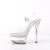 Pleaser GLEAM-608 Sandali con Plateau Trasparente EU-35 / US-5