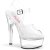 Pleaser GLEAM-608 Sandali con Plateau Trasparente EU-37 / US-7