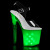Pleaser ILLUMINATOR-808 Stivaletti con Plateau Trasparente Colorato EU-35 / US-5