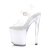 Pleaser ILLUMINATOR-808 Stivaletti con Plateau Trasparente Colorato EU-35 / US-5