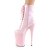 Pleaser INFINITY-1020 Stivaletti con Plateau Vernice Rosa Chiaro EU-37 / US-7