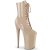 Pleaser INFINITY-1020 Stivaletti con Plateau Vernice Beige EU-35 / US-5