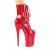 Pleaser INFINITY-1020 Stivaletti con Plateau Vernice Rosso EU-36 / US-6