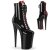 Pleaser INFINITY-1020FH Stivaletti con Plateau Vernice Nero EU-37 / US-7