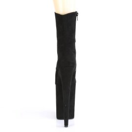 Pleaser INFINITY-1020FS Stivaletti con Plateau Camoscio Sintetico Nero EU-39 / US-9