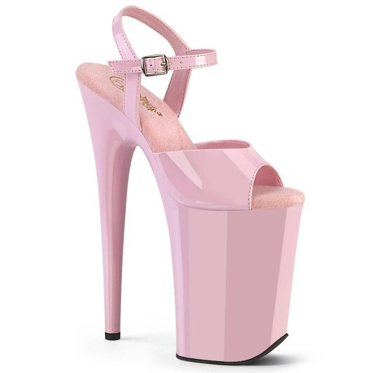 Pleaser INFINITY-909 Sandali con Plateau Vernice Rosa Chiaro EU-36 / US-6