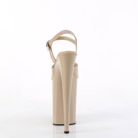 Pleaser INFINITY-909 Sandali con Plateau Vernice Beige EU-35 / US-5
