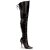 Pleaser LEGEND-8899 Stivali sopra il Ginocchio Pelle Nero EU-40 / US-10