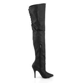 Pleaser LEGEND-8899 Stivali sopra il Ginocchio Pelle Nero EU-36 / US-6