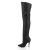 Pleaser LEGEND-8899 Stivali sopra il Ginocchio Pelle Nero EU-36 / US-6