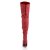 Pleaser LEGEND-8899 Stivali sopra il Ginocchio Pelle Rosso EU-39 / US-9