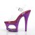Pleaser MOON-708LG Sandali con Plateau Trasparente Viola EU-35 / US-5