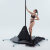 Lupit Pole Stage Long Legs Gambe Lunghe per Pedane - Acciaio Inossidabile 45 mm con Custodia da Viaggio