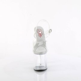 Pleaser NAUGHTY-808 Sandali con Plateau Trasparente EU-35...