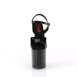 Pleaser NAUGHTY-809 Sandali con Plateau Vernice Nero EU-37 / US-7