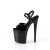 Pleaser NAUGHTY-809 Sandali con Plateau Vernice Nero EU-37 / US-7