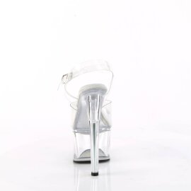 Pleaser PASSION-708 Sandali con Plateau Trasparente EU-35 / US-5