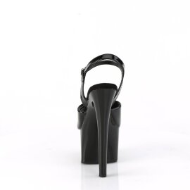 Pleaser PASSION-709 Sandali con Plateau Vernice Nero EU-37 / US-7