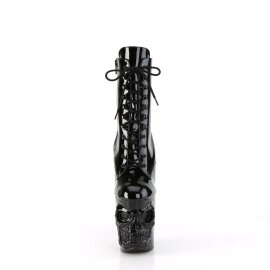 Pleaser RAPTURE-1020 Stivaletti con Plateau Vernice Nero EU-35 / US-5