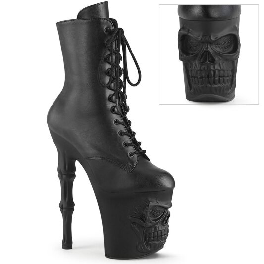 Pleaser RAPTURE-1020 Stivaletti con Plateau Similpelle Nero EU-40 / US-10