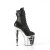Pleaser RAPTURE-1020STR-02 Stivaletti con Plateau Similpelle Nero EU-35 / US-5