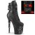 Pleaser RAPTURE-1020STR-LT Stivaletti con Plateau Similpelle Nero EU-39 / US-9