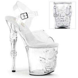 Pleaser RAPTURE-808 Sandali con Plateau Trasparente EU-35 / US-5
