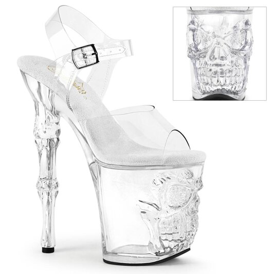 Pleaser RAPTURE-808 Sandali con Plateau Trasparente EU-37 / US-7