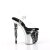 Pleaser RAPTURE-808-LT Sandali con Plateau Trasparente Argento EU-35 / US-5