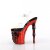 Pleaser RAPTURE-808-LT Sandali con Plateau Trasparente Rosso EU-35 / US-5