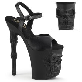Pleaser RAPTURE-809 Sandali con Plateau Similpelle Nero EU-35 / US-5