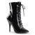Pleaser SEDUCE-1020 Stivaletti Vernice Nero EU-37 / US-7