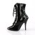 Pleaser SEDUCE-1020 Stivaletti Vernice Nero EU-37 / US-7