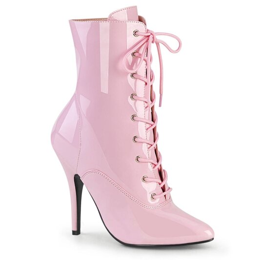 Pleaser SEDUCE-1020 Stivaletti Vernice Rosa EU-39 / US-9