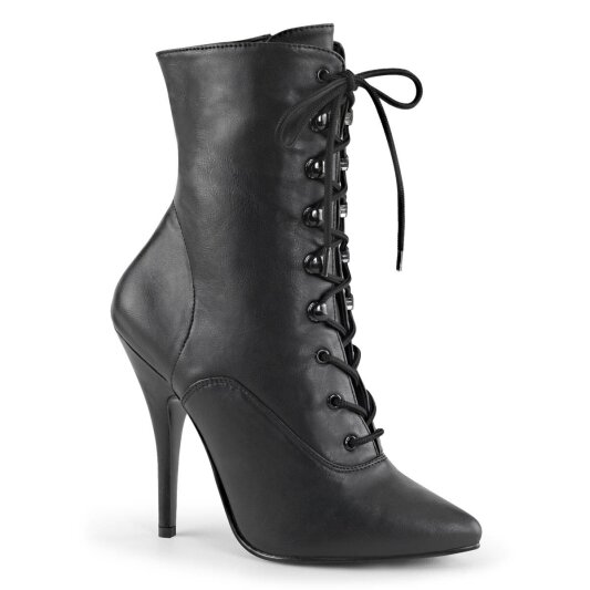Pleaser SEDUCE-1020 Stivaletti Similpelle Nero EU-39 / US-9